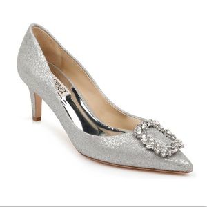NEW IN BOX Badgley Mischka Carrie Crystal Embellished Pump size 8.5